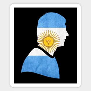 Messi Argentina Flag - Messi Magnet